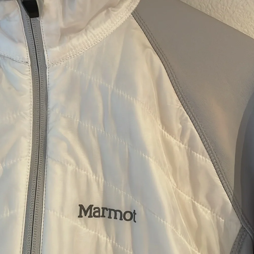 Marmot Variant Woman’s Insulated Jacket, White/Grey. Size XL - Picture 4 of 13